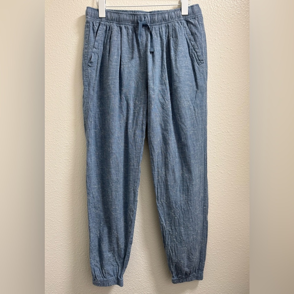 Patagonia Hemp Joggers Pants Relaxed Lightweight Pockets Blue Women's Small